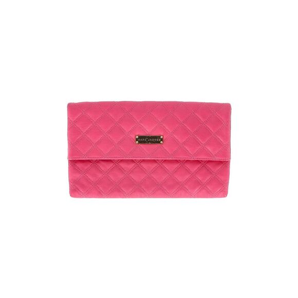 Marc Jacobs Quilted Clutch in Pink Leather